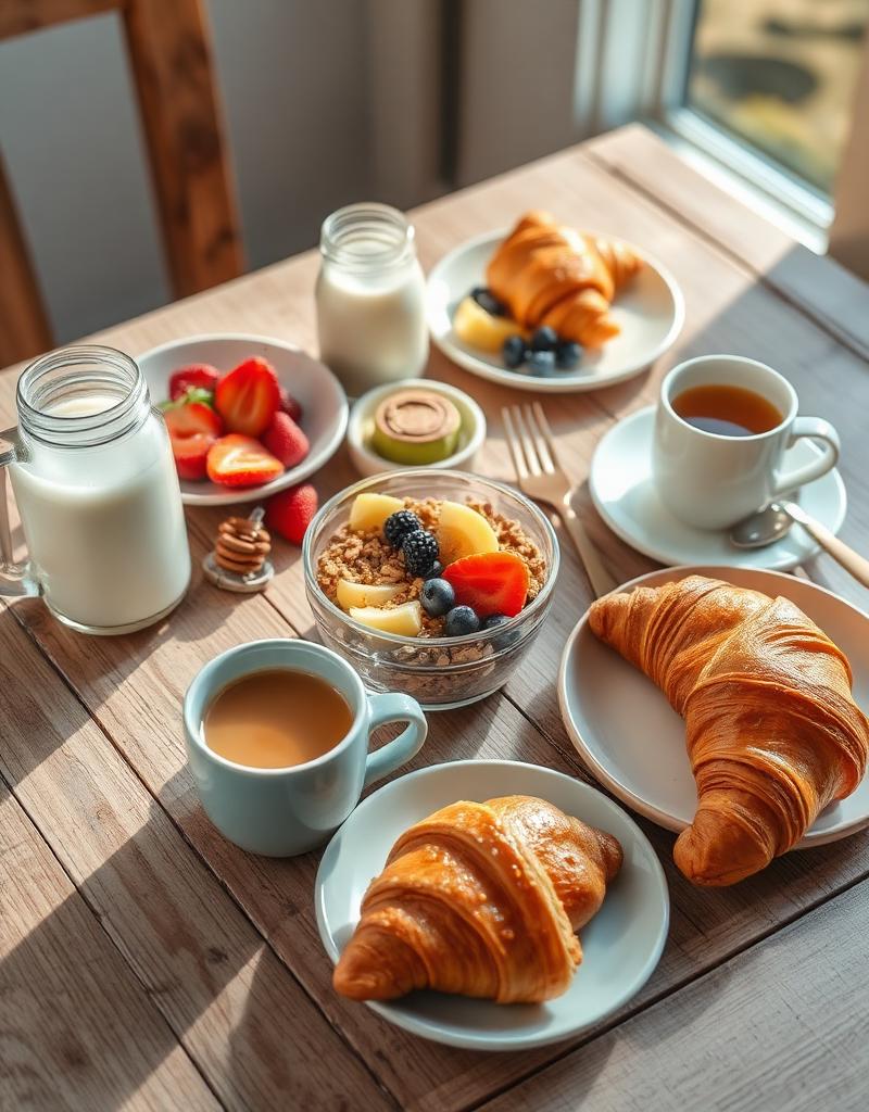 Café da manhã saudável